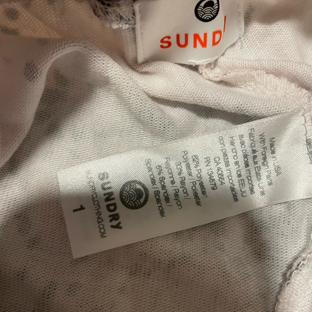 Sundry pink & grey lounge pants (size 1) - Picture 2 of 3